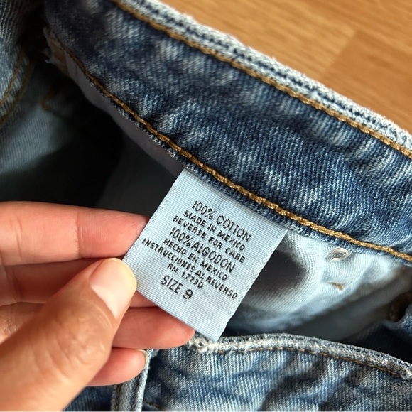 Vintage Mossimo Supply Co. Y2K Denim Skirt Size 9 - Picture 3 of 7